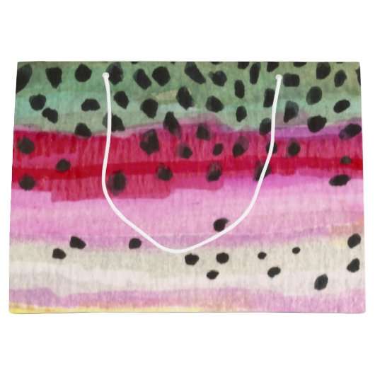 Rainbow Trout Vist Large Cadeautasje (Voorkant)