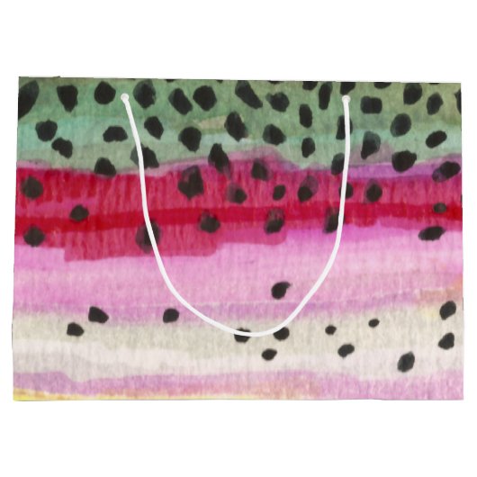 Rainbow Trout Vist Large Cadeautasje (Achterkant)