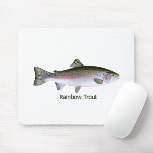 Rainbow Trout Vist Logo Muismat (Met muis)