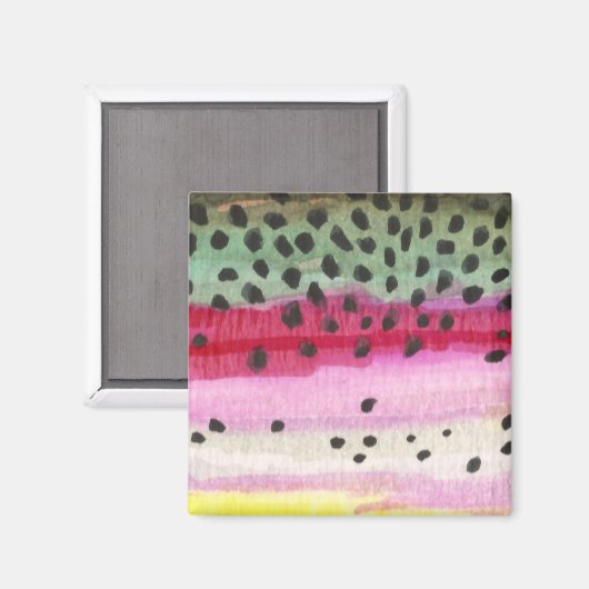 Rainbow Trout Vist Magneet (Voorkant / Achterkant)