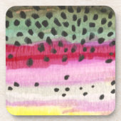 Rainbow Trout Vist Onderzetter (Voorkant)