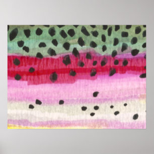 Rainbow Trout Vist Poster