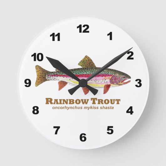 Rainbow Trout Vist Ronde Klok (Voorkant)