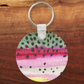 Rainbow Trout Vist Sleutelhanger (Voorkant)