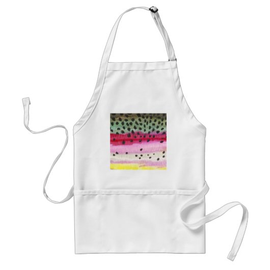 Rainbow Trout Vist Standaard Schort (Voorkant)