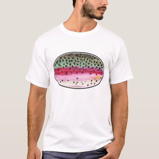 Rainbow Trout Vist T-shirt (Voorkant)