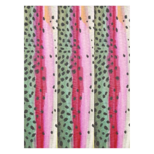 Rainbow Trout Vist Tafelkleed (Voorkant)