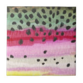 Rainbow Trout Vist Tegeltje (Voorkant)