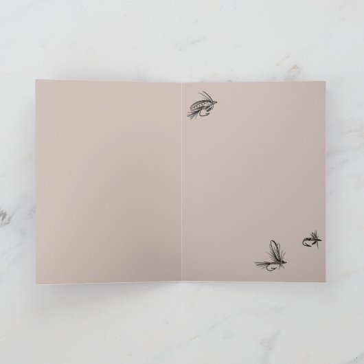 Rainbow Trout vouwde blanco kaart (Binnen)