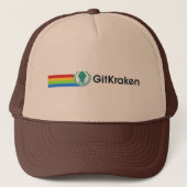 Rainbow Trucker Hat Trucker Pet (Voorkant)