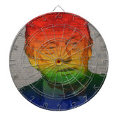Rainbow Trump Dartbord (Voorkant)