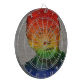 Rainbow Trump Dartbord (Voorkant Links)