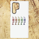 Rainbow Trumpet Lineup Brass Instrument Musician Samsung Galaxy Hoesje<br><div class="desc">Are you a proud trumpet player?  Show your trumpet pride with this fun phone case.  This phone case features a line up of trumpets done in red,  orange,  yellow,  green and blue.</div>
