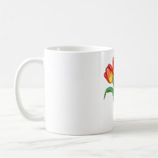 Rainbow Tulip Mok – kleurrijke bloem