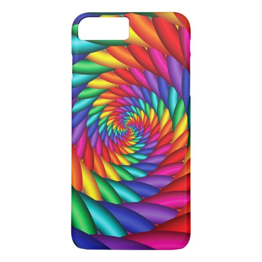Rainbow Tunnel Twist Phone Case (Achterkant)