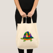 Rainbow Turtle bag Tote Bag (Voorkant (product))