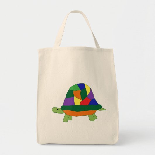 Rainbow Turtle bag Tote Bag (Voorkant)