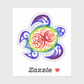Rainbow Turtle Pride Sticker (Vel)