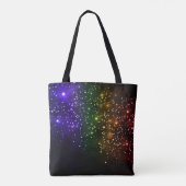 Rainbow Twilight-Canvas tas (Achterkant)