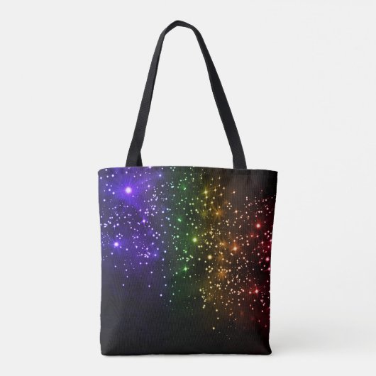 Rainbow Twilight-Canvas tas (Achterkant)