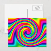 Rainbow Twirl Briefkaart (Voorkant / Achterkant)