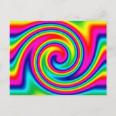 Rainbow Twirl Briefkaart (Voorkant)