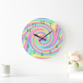 Rainbow Twirl Grote Klok (Huis)