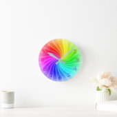 Rainbow Twirl Ronde Klok (Huis)