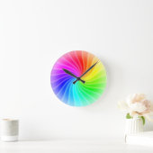 Rainbow Twirl Ronde Klok (Huis)