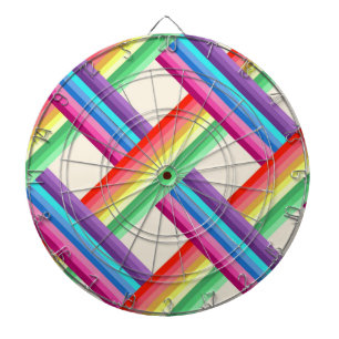 Rainbow Twist Dartbord