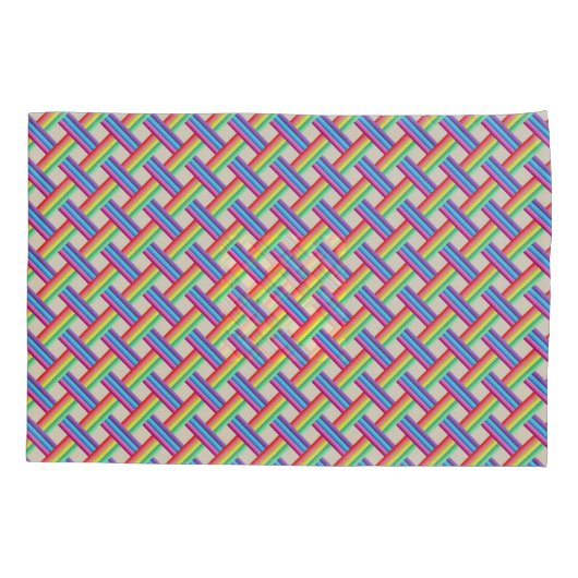 Rainbow Twist Kussensloop (Achterkant)