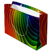Rainbow Twist Largre Gift Bag Groot Cadeauzakje (Achterkant Gekanteld)