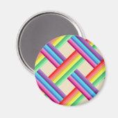 Rainbow Twist Magneet (Voorkant / Achterkant)