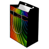 Rainbow Twist Medium Gift Bag Medium Cadeauzakje (Voorkant Gekanteld)