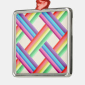 Rainbow Twist Metalen Ornament (Links)