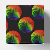 Rainbow Twist Orbs Kubus Favor Doos Bedankdoosjes (Bovenkant)