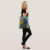 Rainbow Twist Sunny Tote Bag (Op model)