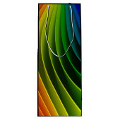 Rainbow Twist Wine Gift Bag Wijn Cadeautas (Achterkant)