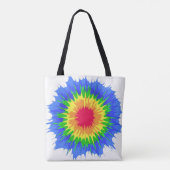 Rainbow Tye Die Colorful Challening Tote Bag (Achterkant)
