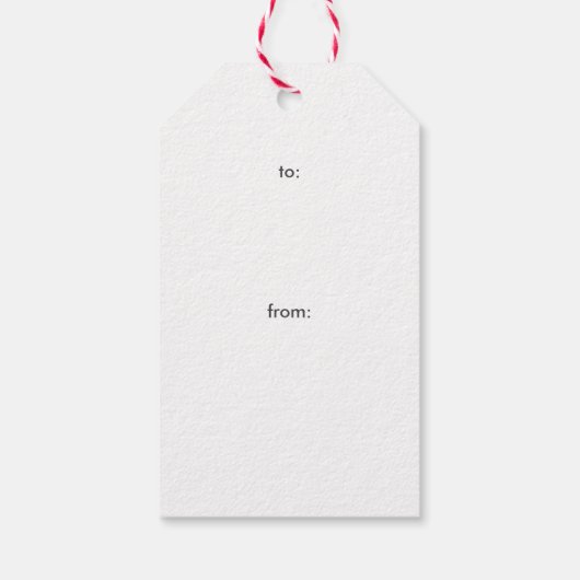 Rainbow Type Happy Birthday Cadeaulabel (Achterkant)