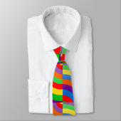 RAINBOW TYPE MODERN STYLE OPPOSITES PATTERNEN STROPDAS (Gebonden)