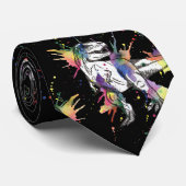 Rainbow Tyrannosaurus Rex Stropdas (Opgerold)