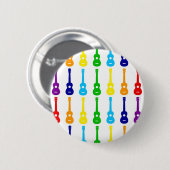 Rainbow Ukes Ronde Button 5,7 Cm (Voorkant /achterkant)