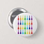Rainbow Ukes Ronde Button 5,7 Cm (Voorkant /achterkant)