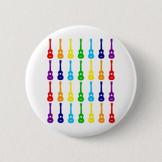 Rainbow Ukes Ronde Button 5,7 Cm