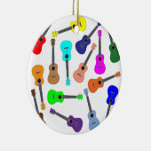 Rainbow Ukulele Keramisch Ornament (Rechts)