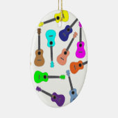 Rainbow Ukulele Keramisch Ornament (Rechts)