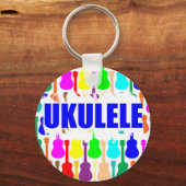 Rainbow Ukuleles Sleutelhanger (Voorkant)