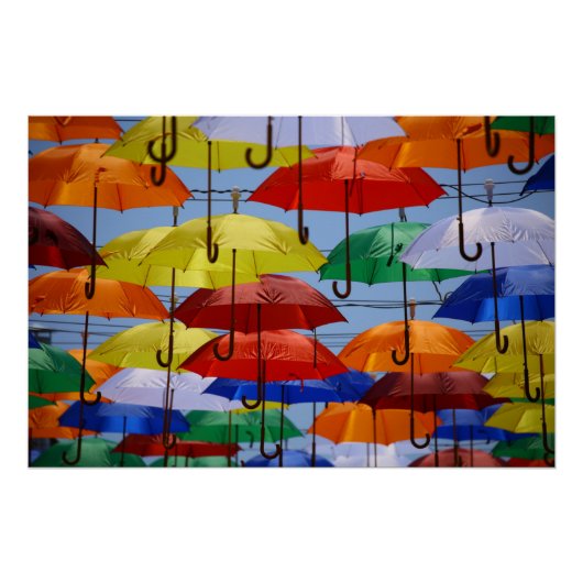 RAINBOW UMBRELLAS PERFECT POSTER (Voorkant)