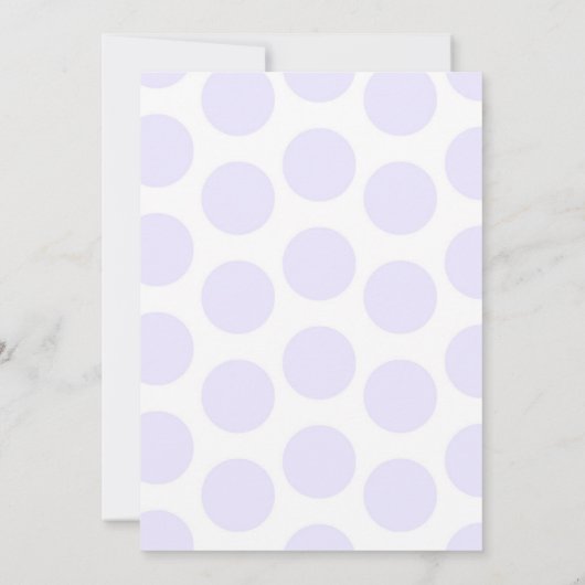 Rainbow Unicorn 1e verjaardag Paarse Polka Dot Kaart (Achterkant)